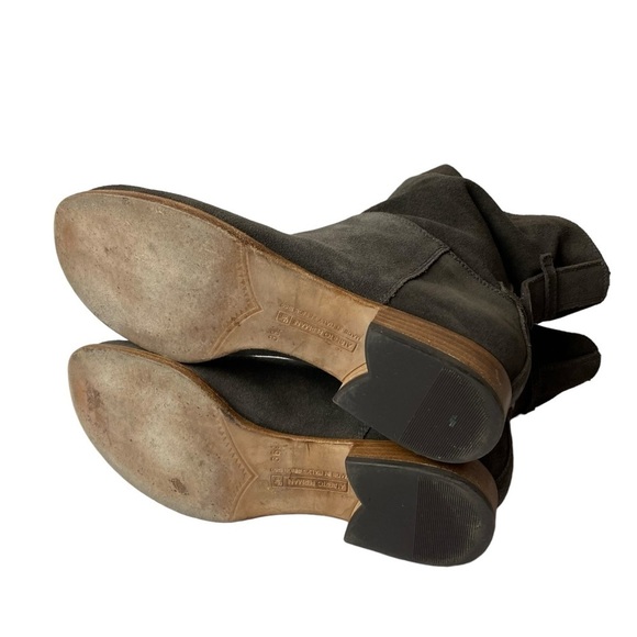 Alberto Fermani Pull on Gray Suede Ankle Booties  Size US 6/ EU 36.5 - Picture 7 of 7